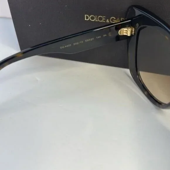New Authentic Dolce & Gabbana DG 4405 502/13 tortoise Sunglasses,description: